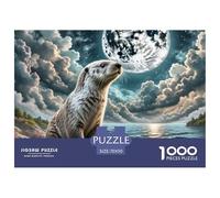 Sea Otters1000 Piece Puzzle Puzzle Cute Pets Clever Puzzles for Adults And Children 70x50cm/1000pcs