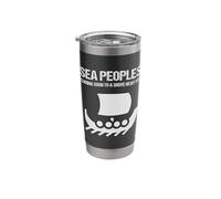 Sea Peoples Funny Bronze Age History Stainless Steel Insulated Tumbler