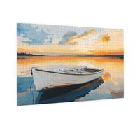 Sea Piece Jigsaw Puzzle 1500 Jigsaw Puzzles for Adults Ship Impossible Puzzle Challenging High Difficulty Family Activity with Gift Box Packaging, Great Gift Idea for Family Friends 87x57 CM -400y