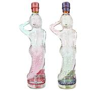 Sea Queen Mermaid Gin | Duo Deal | x2 | Tropical & Pink | Collectors Bottle | 33% ABV | 50cl