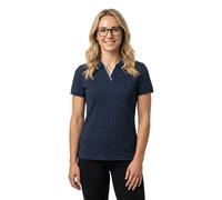 Sea Ranch Dotty Short Sleeve Polo Blue 2XL Woman