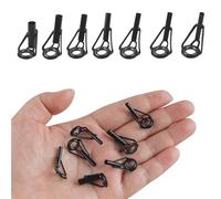 Sea Rod Guide Ring Set 20Pcs Fishing Rod Guide Top Tips Kit Fishing Pole Eye Repair Set Stainless Steel Frame Ceramic Ring Fishing Tackle 2.2mm-4.0mm. Fishing Rod Guides (Size : Mix Size 20PCS)