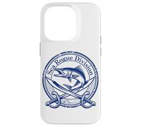 Sea Rogue Division Barracuda Pirate Swords Emblem Case for iPhone 14 Pro