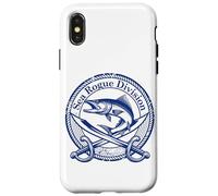Sea Rogue Division Barracuda Pirate Swords Emblem Case for iPhone X/XS