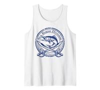 Sea Rogue Division Barracuda Pirate Swords Emblem Tank Top