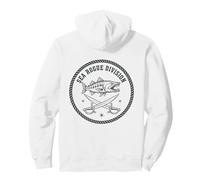 Sea Rogue Division Rope Circle Barracuda Battle Emblem Pullover Hoodie