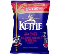 Sea Salt & Balsamic Vinegar Potato Chips 130G Delicious Tasty And Twisty Hand Cooked Potato Chips with Sea Salt Gift Hamper For All Occasions (Pack Of 6)