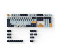 (Sea Salt Cheese) 128 Keys Multicoloured PBT Keycap Set Cherry Profile Sublimation Cutom Keycaps for Mechanical Keyboards