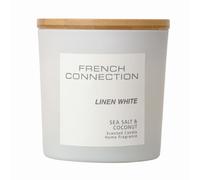 Sea Salt & Coconut Candle Long-Lasting Luxury Gift French Connection White Large
