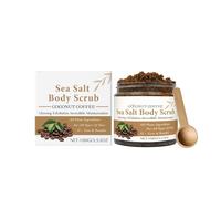 Sea Salt & Coconut Vitality Coffee Body Scrub - A Home Spa Experience. This gentle, non-irritating scrub, with its refreshing scent, leaves skin soft and radiant. 3.53 oz/100g jar