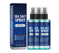 Sea Salt Spray for Hair,Men Beachy Hairs Texturizing Hairspray,Curl and Beach Waves Sprays,2 in 1 Barber Hair Sprays,Dry Texturizing & Volumizing 100ml (A, 3PCS)