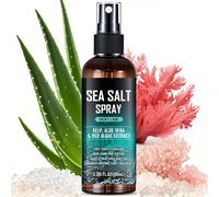 Sea Salt Spray for Hair Men & Women, Texturizing Beach Wave Spray with Aloe Vera & Sea Kelp, Matte Finish Hair Volumiser for Fine & Curly Hair, Non-Sticky Styling Mist, 100ml