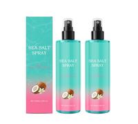 Sea Salt Spray for Women and Men, Texturising Sea Salt Spray for Hair, Coconut Aroma, Lightweight Hold, Beachy Waves, Frizz Control & Boosted Volume (100ml, 2)