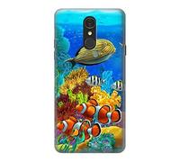 Sea Seabed Fish Corals Underwater Ocean Case Cover For LG Q7