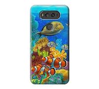 Sea Seabed Fish Corals Underwater Ocean Case Cover For LG V20