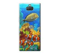 Sea Seabed Fish Corals Underwater Ocean Case Cover For Sony Xperia 10 Plus