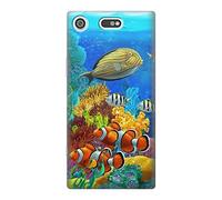 Sea Seabed Fish Corals Underwater Ocean Case Cover For Sony Xperia XZ1 Compact