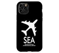 SEA SEATTLE-TACOMA INTERNATIONAL AIRPORT CODE BAGGAGE TAG Case for iPhone 11 Pro