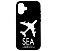 SEA SEATTLE-TACOMA INTERNATIONAL AIRPORT CODE BAGGAGE TAG Case for iPhone 16