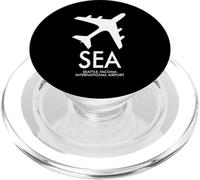 SEA SEATTLE-TACOMA INTERNATIONAL AIRPORT CODE BAGGAGE TAG PopSockets PopGrip for MagSafe