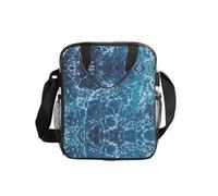 Sea Seen From The Top Print Clear Pvc Waterproof Tote Transparent See Through Lunch Handbag,Travel Toiletry Bag,Women Men Work Shopping