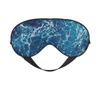 Sea Seen from The Top Printing All-Occasion Sleep Eye Mask with Double Sides Adjustable Strap Perfect for Shifts & Travel
