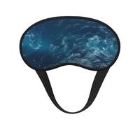 Sea Seen from The Top Sleep Mask for Women Girls Men Soft Comfortable Eye Mask with Adjustable Strap Blackout Eye Sleep Shade Cover for Travel Yoga Nap Shift Work