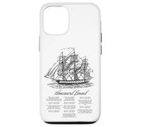 SEA SHANTY Lyrics Design with Vintage Ship, Homeward Bound Case for iPhone 12/12 Pro