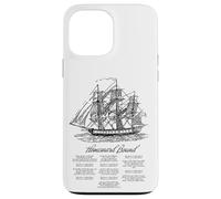 SEA SHANTY Lyrics Design with Vintage Ship, Homeward Bound Case for iPhone 13 Pro Max