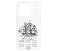 SEA SHANTY Lyrics Design with Vintage Ship, Homeward Bound Case for iPhone 15 Pro