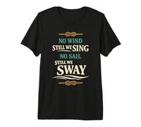 Sea Shanty Nautical Folk Singing Maritime Music Ocean Chorus Premium T-Shirt