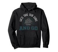 Sea Shanty or Pirate Design for we'll take our leave and go Pullover Hoodie