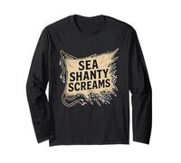 Sea Shanty Screams Tattered Sail Long Sleeve T-Shirt