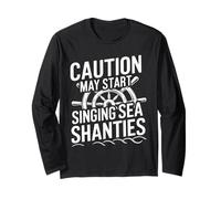 Sea Shanty Sea Shanties The Wellerman Sea Shanty Long Sleeve T-Shirt