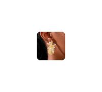 Sea Shell Earrings for Women Trendy Gold Shell Starfish Earrings Summer Coastal Cowrie Shells Scallop Seastar Studs Summer Beach Surfer Outfits Jewelry Accessories, Zinc, No Gemstone