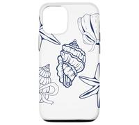 Sea shell graphic sea shell coquette bow coastal Case for iPhone 12/12 Pro