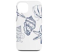 Sea shell graphic sea shell coquette bow coastal Case for iPhone 13