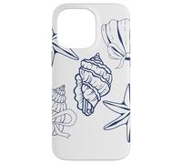 Sea shell graphic sea shell coquette bow coastal Case for iPhone 14 Pro Max