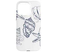 Sea shell graphic sea shell coquette bow coastal Case for iPhone 15 Pro Max