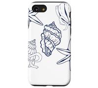 Sea shell graphic sea shell coquette bow coastal Case for iPhone SE (2020) / 7 / 8