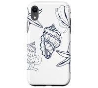 Sea shell graphic sea shell coquette bow coastal Case for iPhone XR