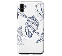 Sea shell graphic sea shell coquette bow coastal Case for iPhone XS Max