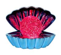 Sea Shell Lamp Pearl Metallic Blue Night Mood Light Clam LED Colour Changing