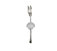 Sea Shell on a 3" 7.5cm Kilt Pin Scarf / Brooch with English Pewter Emblem or Stunning stick pin with connector codeppg24