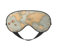 Sea Shell Print Breathable Full-Cover Eye Mask Stylish Adjustable Nap Night Restful Environment