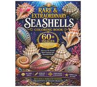 Sea Shells Coloring Book (The Organic Jungle - Colouring Book Series)