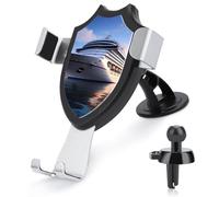 Sea Ship Car Phone Mount Universal Auto Phone Holder Adjustable Cellphone Car Mount 360° Rotation, Dashboard & Windshield & Air Vent Strong Suction Cup Phone Stand Compatible with All Smartphones