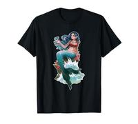 Sea Siren Dark Mermaid Ocean Tears Mythical Depths Aesthetic T-Shirt