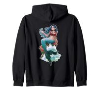 Sea Siren Dark Mermaid Ocean Tears Mythical Depths Aesthetic Zip Hoodie