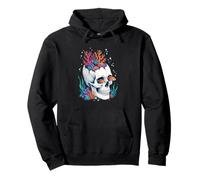 Sea Skull Fish Ocean Coral Reefs Underwater Horror Nature Pullover Hoodie